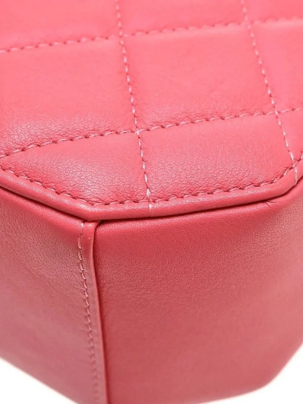 Chanel Pink Lambskin Camera Bag Mini